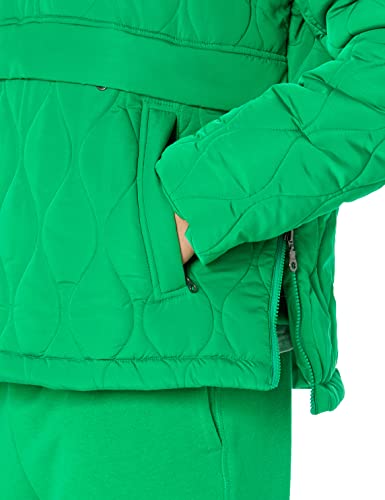 Image of Amazon Essentials Mens Anorak Hooded Quarter-Zip Puffer Coat