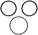 Aladdin O-511KIT-9 Piston O-Ring Kit Replacement for 2-Inch Swimquip Plastic Backwash Slide Valve