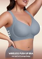 HBselect Nahtloser BH Damen ohne Bügel mit starkem Halt für große Brüste – Ansicht 3