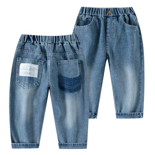Boys Comfortable Stretch Denim Pants for Kids Durable Casual Loose Fit Kids Jeans Ideal for School Outdoor Daily4