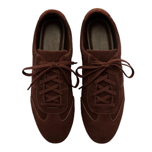 Ribbon Lace-Up Fashion Sneakers for Women Comfortable Non Slip Tennis Sneaker Lightweight Arch Support Walking Shoes3