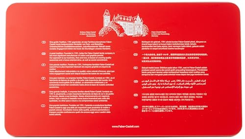 FABER-CASTELL 115894 - Buntstift hexagonal, 60er Metalletui