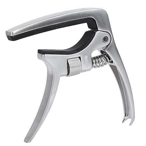 Guitar Tuner Clip, Guitarra Acústica Capo Portátil, Metal Leve Ajustável para Guitarra Acústica Guit