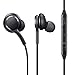 Produktbild fengzong Stereo Sport In-Ear-Kopfhörer mit 3,5-mm-Mikrofon-Steuerbox Kabelgebundenes Headset für Samsung Galaxy S8 S8Plus (Schwarz)