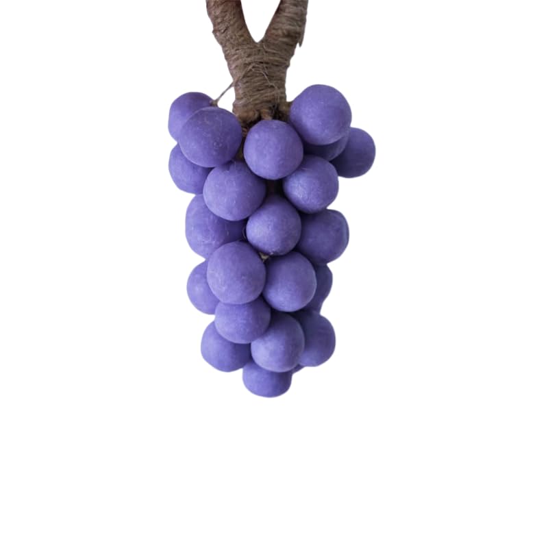 Jabón de Uva en Cuerda, Jabón de Uva en Barra, Hecho a Mano en Forma de Racimo,Jabones Artesanales Ecológicos de Proceso en Frío, Jabones Manuales Naturales con Forma de Uva (20, Púrpura)