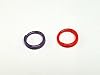 Spiral Leg Bands - Size 11, 11/16" inch - Pack of 100 Spirals (Red) #1