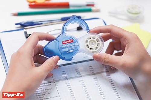 Tipp-Ex Korrekturroller Easy Refill Nachfüllkassetten, 14 m x 5 mm, 10er Pack, Ideal für das Büro, das Home Office oder die Schule