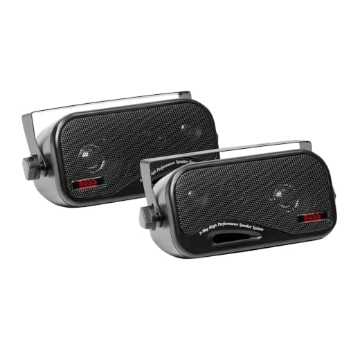 BOSS Audio Systems AVA6200 3 Inch 200 W Outdoor Enclosed Box Speaker Pair