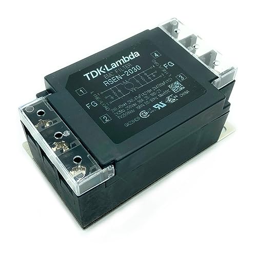 Filtro de línea eléctrica RSEN-2030 monofásico de 30 A para control de ruido EMC