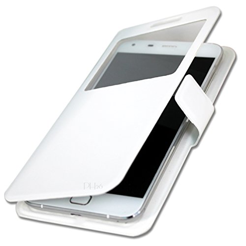 PH26 Wiko Starway Etui Housse Coque Folio Blanc by