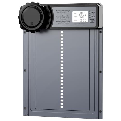 CHAMUTY Aluminum Automatische Hühnerklappe Batterie CHAMUTY Aluminum Automatische Hühnerklappe Batterie