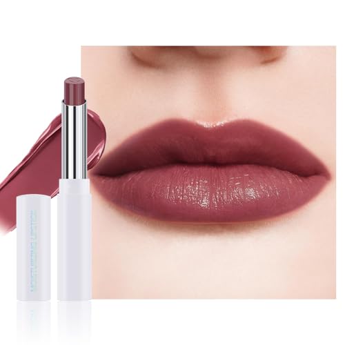 Deep Plum Tinted Lip Balm, Hydrating Sheer Soft Matte...