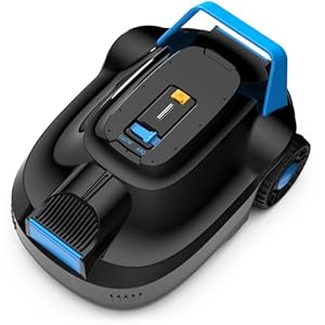 BOTLIFE (2026 Neu) PC01 Poolroboter, Akku Poolsauger Bodensauger, Kabelloser Poolroboter Boden, 6057 LPH, 120 Minuten Laufzeit, Selbsteinparkfunktion, Poolreiniger für Flache Pools bis zu 80㎡