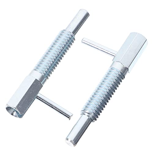 CHILDWEET 2pcs Retractable Pin Spring Pin Spring Plunger Metal Spring Plunger Spring Latch Safety Pin Retractable Locking Pin Stainless Steel Telescopic Silver Spring Lock