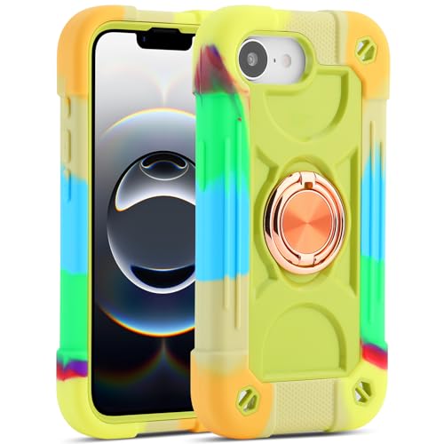 MARKILL Compatible with iPhone 17e/iPhone 16e Case with Stand, Military Grade Drop Protection Full Body Rugged Heavy Duty Case 3 in 1 Protective Durable Cover for iPhone 16e/17e