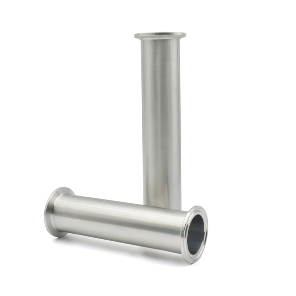 Złączka rurowa ze stali nierdzewnej 316 Domowy pierścień Trzy klipsy, do domowego ogrodu Projekty DIY Akcesoria do rur okrągłych(OD51 X Ferrule64,Length 350mm)