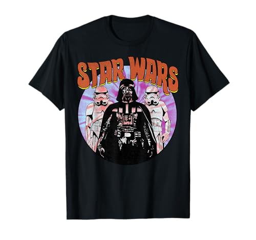 T-shirt Star Wars Vader Psychedelic Force en coton pour fan geek