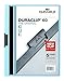 DURABLE Vinyl DuraClip Report Cover with Clip, Letter, Holds 60 Pages, Clear/Light Blue (221406)