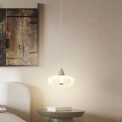 Suspension LED dimmable travertin jaune évite éclairage éblouissant - 8