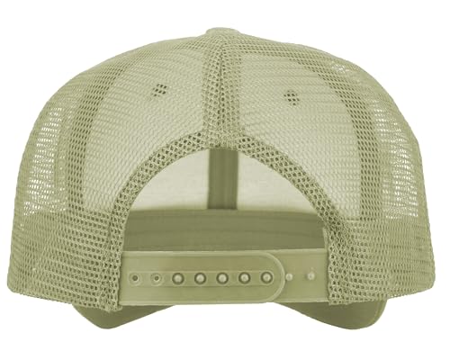 Image of Gelante Mesh Trucker Baseball Cap Snapback Hat Structured Front Panel