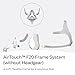 ResMed AirTouch F20 Frame System - Replacement Frame System with Full-Face Mask & Elbow - Premium CPAP Gear - Headgear Not Included - Medium