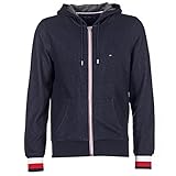 Tommy Hilfiger Herren Light Weight Sasha HDD Z-Thru L/S Sweatjacke, Blau (Sky Captain 403), Large