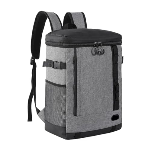 MAQDDO Nevera Portátil Mochila térmica portátil, Impermeable, Gruesa, Bolsa térmica Grande, Bolsa Aislante, Mochila térmica for Picnic, Equipo de Campamento Bolsa Térmica(Grey)