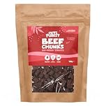Pets Purest Beef Dog Treats, Air-Dried Beef Treats for Dogs - 100% Natural Dog Training Treats, Grain Free, Low Fat, Suitable for Puppy & Senior - 100g