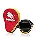 YOUSHANG 1PC Negro, Rojo, de 5 cm de Espesor sacador de los Mitones Objetivo de Enfoque Boxeo Kickboxing perforación cojín de Fuego de Mano Mitts Objetivo Bases elásticas