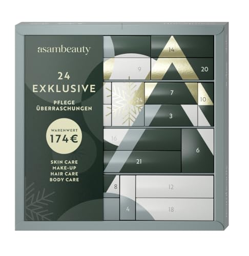 ASAM Women Adventskalender 2024 Frauen Beauty Kosmetik 24 Geschenke Women Frau Damen Mädchen inkl. Calirfornia WAVE Damen Duft