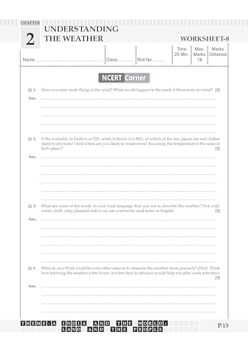 Image of Oswaal NCERT & CBSE ONE FOR ALL WORKBOOK Social Science (Exploring Society India and Beyond) Class 7 For 2026-27