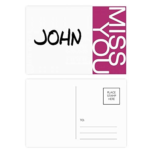 Carte postale de carte Merci JOHN pour accompagner vos cadeaux d'anniversaire et fêtes