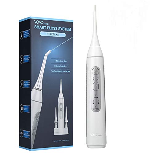 VOVOSHINE Water Dental Flosser Oral Irrigator, Cordless Rechargable Professinal Water Flosser for Braces and Teeth Whitening