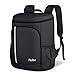 Large Capacity 30L Cool Bag Picnic Backpack - Insulated Lightweight Waterproof Lunch Cooler Bags for Camping Picnic Hiking by Fly-Bye (Black)