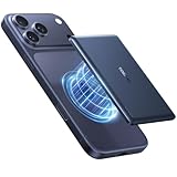 TORRAS MiniMag Power Bank, Ultra Slim 5,000mAh Wireless Portable Charger with USB-C Cable, Fast Charging iPhone Air Magnetic Battery Pack, Compatible for iPhone 17/16/15/14/13/12, Deep Blue
