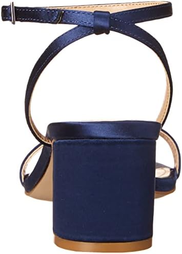 Badgley Mischka Women's Danni Ii Heeled Sandal, Navy Satin, 8 | Image 2