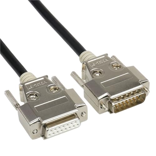 Câble DB15 conducteur 26 AWG 8m à double rangée de broches moulées