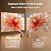 Netflix-Licensed/Dolby Audio 丨Smart Projector 4K with WiFi and 2-Way Bluetooth, Keystone & Electric Focus, Mini Short Throw Projecteur Portatif, TOPTRO TP1 Portable Proyector for Outdoor Home Movie