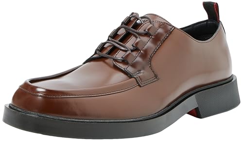 Image of HUGO Men's Modern Derby, Dark Brown, 11