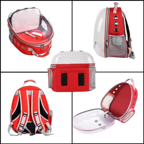 Mochila Pet Visão Panorâmica Astronauta Cachorro Gato Cão Transporte Animais Estimação Bolsa Ventila