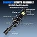 Front w/Coil Strut Shock Absorber for Toyota Yaris 2006 2007 2008 2009 2010 2011, for Yaris Sedan 2012, Complete Spring Struts Shocks Absorbers Replace for 272289, 272288