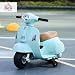 Imagen de HOMCOM Moto Eléctrica Vespa para Niños de 18-36 Meses Moto de Batería 6V con Faro Bocina y 4 Ruedas Motocicleta Infantil con Licencia 66