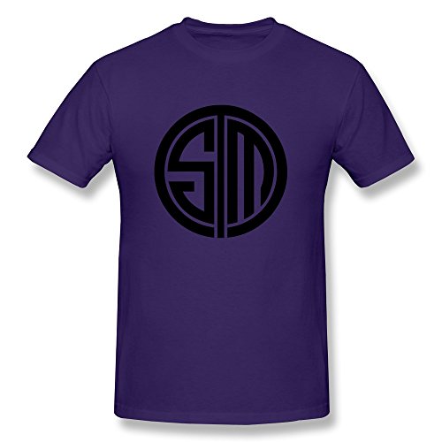 RIDA Tsm Team Solomid Swords Logo T-shirts For Men X-Large Purple