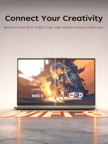 Image of KAIGERR Gaming Laptop, Laptops with AMD Ryzen 7430U(Up to 4.3GHz), 16GB DDR4 512GB SSD Laptop Computer, 15.6inch Windοws 11 Laptop, 1920P FHD Display, WiFi 6, USB3.2, Type C