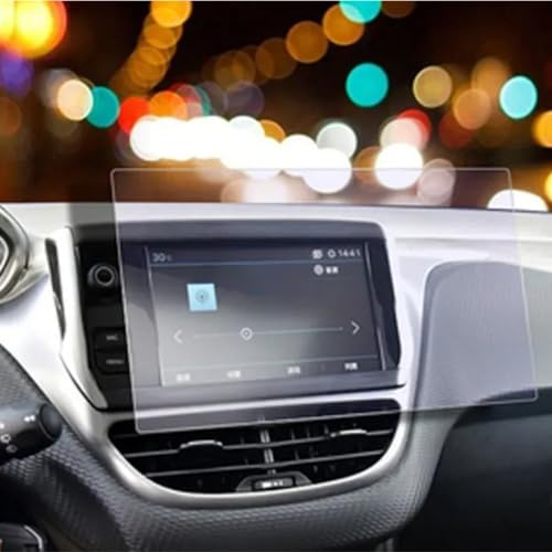 Protection écran tactile Peugeot 2008 verre trempé 7 pouces voyage sans rayure
