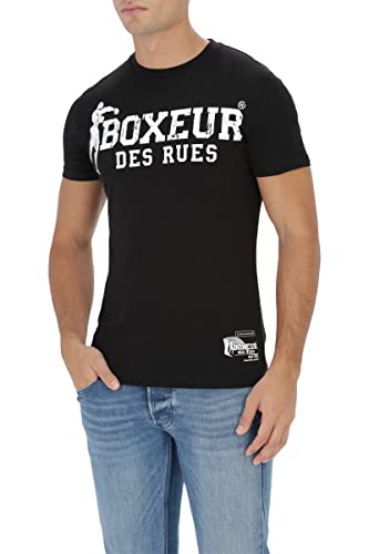Boxeur des rues - T-Shirt Boxeur Street 2, Man, Black-White, XL Cover