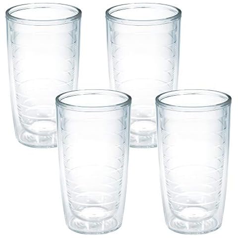 Tervis Double-Walled Insulated Tumbler Cups - 16oz 4pk, Clear Cover