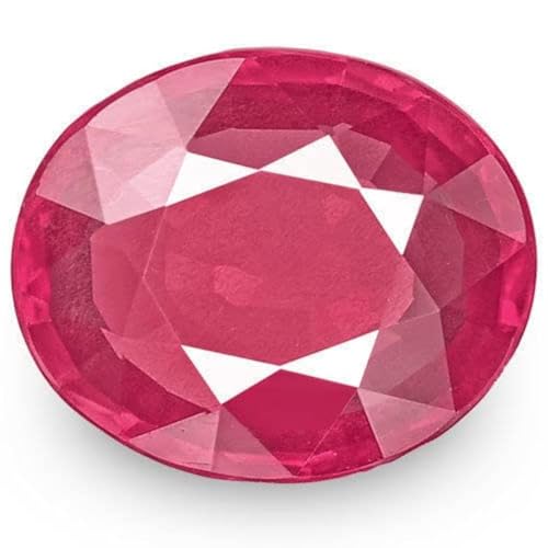 CLEVIO Ratti - Piedra natural natural A1 de calidad de rubí manik de uso astrológico, sin calentar, sin tratar, certificada, piedra preciosa natural suelta-B08KSJLZMRNAMZ, S, Gema