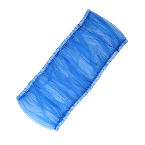 Image of Bird Cage Seed Catcher,Universal Ventilated Nylon Cage Cover,Large Size Bird Cage Mesh Protector for Round Square Cages (Blue)