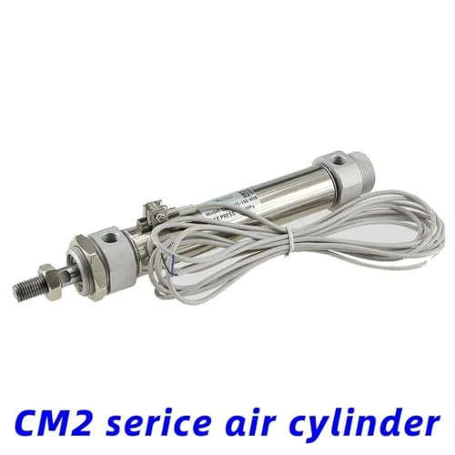 Cylindre d'air SMC CDM2B25 double effet alésage 25mm avec course réglable - 4